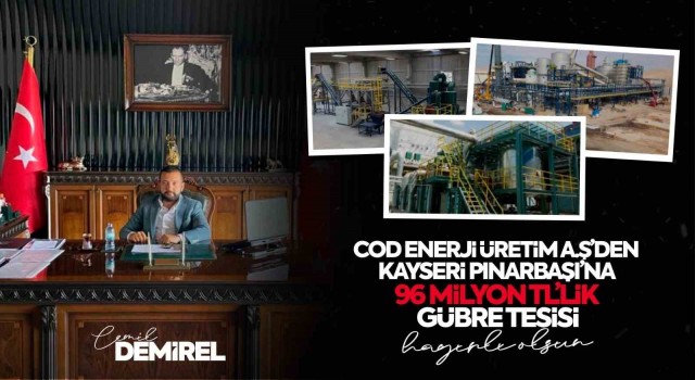 Pınarbaşına gübre tesisi