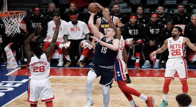 Play-offları garantileyen Denver Nuggets, Brooklyn Netsi mağlup etti