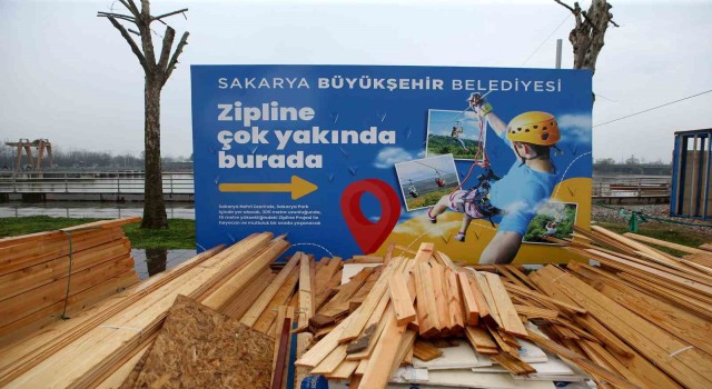 Sakarya Nehrinde zipline gezisi için geri sayım