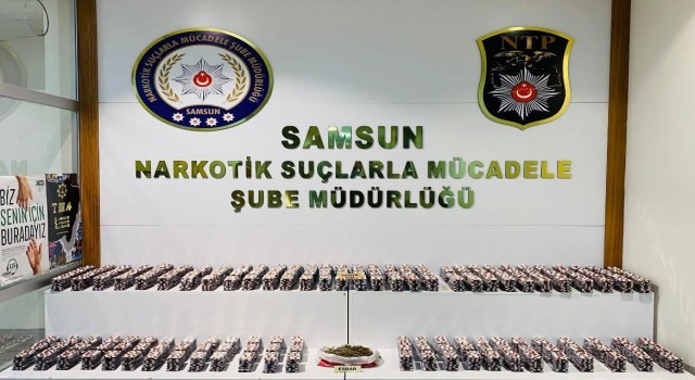 Samsunda 28 bin 298 uyuşturucu hap ele geçirildi: 2 kişi tutuklandı