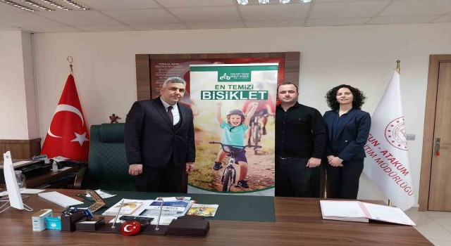 Samsunda 55 okulda “En Temizi Bisiklet” projesi