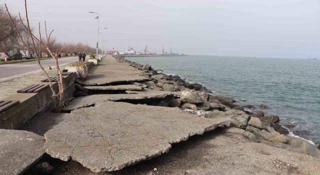 Samsunda kıyı erozyonu ve tahribatı önlenecek
