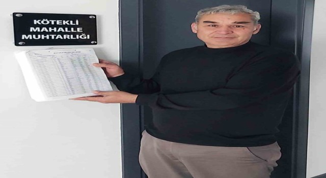 Seçmen listeleri askıya çıkarıldı