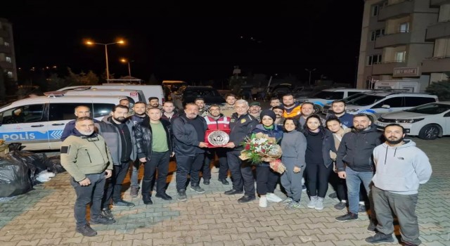Şef Yalçınkayaya Erzincan Emniyet Müdürlüğünden teşekkür