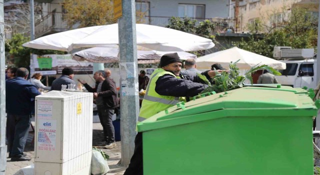 Selçukta pazar atıkları kompost gübreye dönüştürülecek