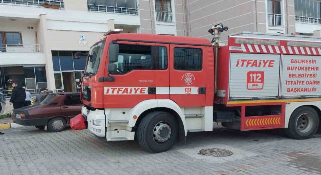 Sındırgıda yangın