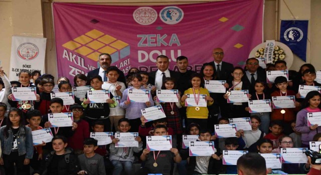 Sökede akıl ve zeka oyunları ilçe turnuvası ödül töreni yapıldı