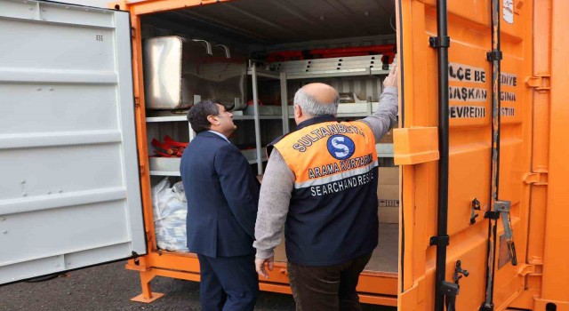 Sultanbeylide afet istasyonları kuruldu