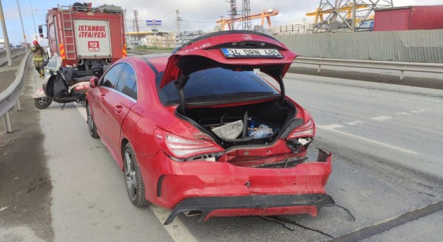 Sultangazide trafik kazası: 1 yaralı