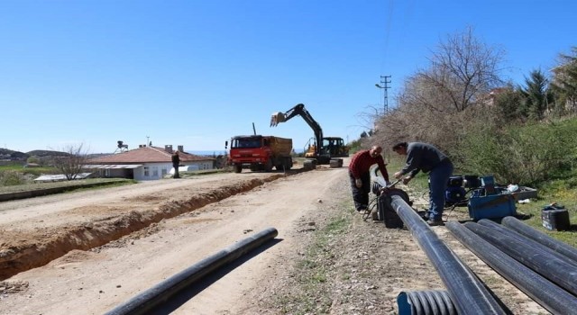 Sungurluda içme suyu hattı yenileniyor