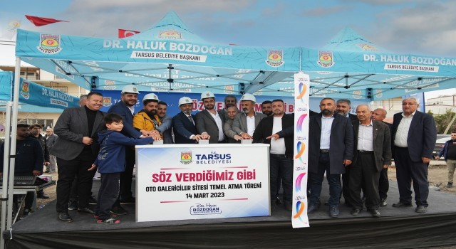 Tarsusta Oto Galericiler Sitesinin temelini atıldı