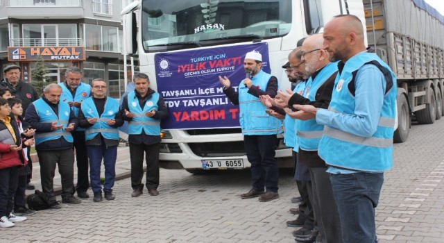 Tavşanlıdan Kahramanmaraşa 26 ton kuru bakliyat