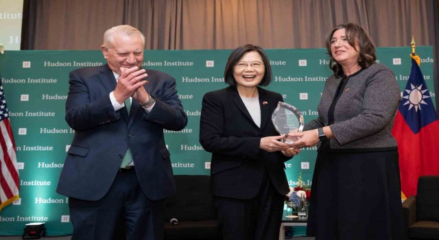 Tayvan lideri Tsaiye ABD'de Küresel Liderlik Ödülü
