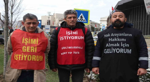 Tekirdağ Belediyesi tarafından işten çıkarılan işçi Ankaraya yürüyecek