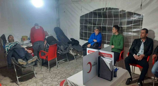 Tekirdağda 20 ünite kan toplandı