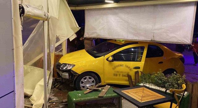 Tekirdağda dehşete düşüren kaza anı kamerada