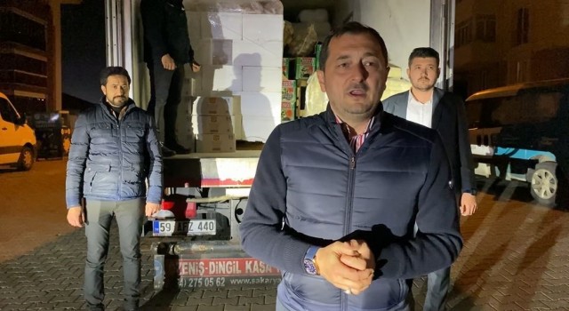 Tekirdağdan deprem bölgesine 1 tır dolusu sahur ve iftarlık gönderildi