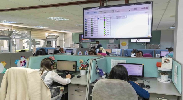 Teksin Mersinde bir ayda 155 binden fazla görüşme sağlandı