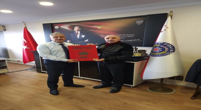 THKdan Emniyet Müdürü Fahri Aktaşa ziyaret