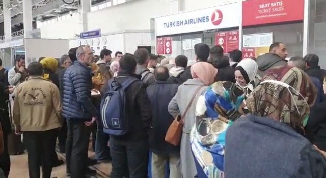 THYnin TK 7575 sefer sayılı uçağı Erzurum Havalimanı inişinde tehlike atlattı