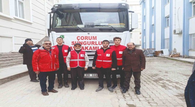 Toplanan yardımlar deprem bölgesine gönderildi