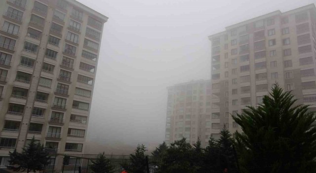 Trabzonda yoğun sis etkili oldu