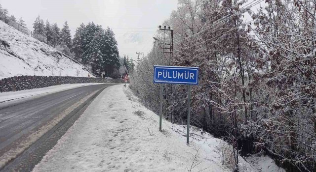 Tunceli ‘beyaz güne uyandı