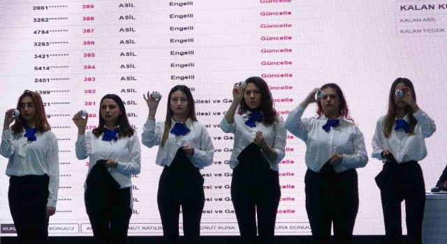Tuzlada İlk Evim projesiyle 20 bin 920 konutun kura çekimi başladı