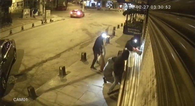 Tuzladan çuvallı, sepetli kuyumcu soygunu kamerada: 5 kilo altın ve 300 bin lira çaldılar
