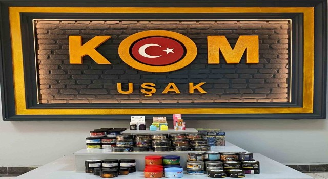 Uşakta 30 kilo kaçak nargile tütünü ele geçirildi