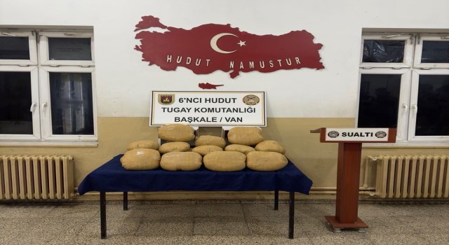 Van-İran sınırında 100 kilo toz esrar ele geçirildi