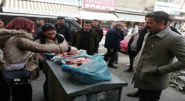Vanda 21 kilo kaçak et ele geçirildi
