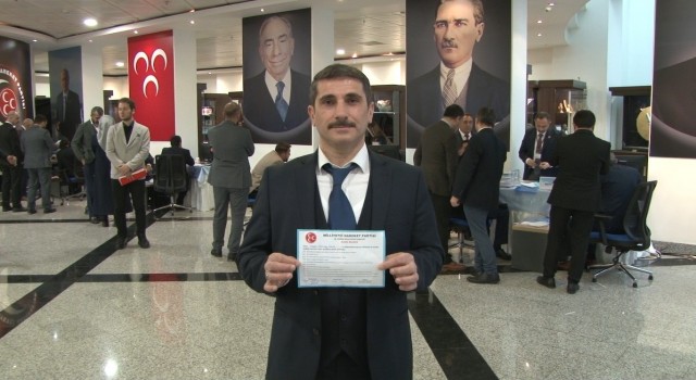 Veysel Gürsoy Çelik: “Türkiyenin ilk işitme ve konuşma engelli milletvekili olabilmek için MHPden başvurumu gerçekleştirdim”