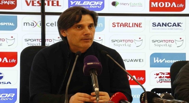 Vincenzo Montella: ”Genel olarak galibiyetten çok memnunum”