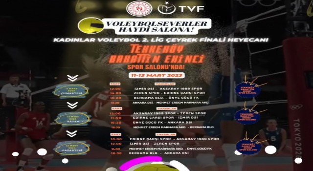 Voleybolun kalbi Tekkeköyde atacak