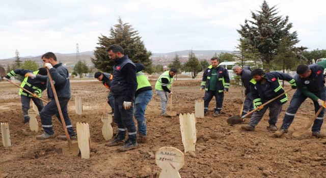 Yahşihanda 11 mezarın yeri değiştirildi