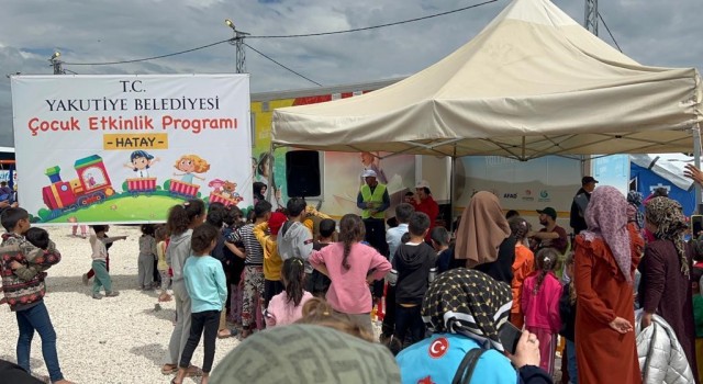 Yakutiye Belediyesinden Hatayda Çocuk Etkinlik Programı
