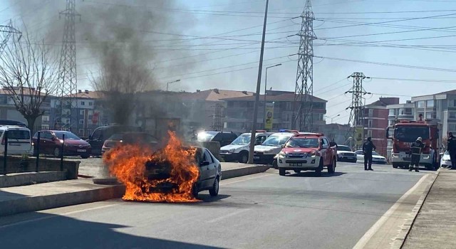 Yeni aldığı araba 10 dakika sonra alev topuna döndü, hayatının şokunu yaşadı