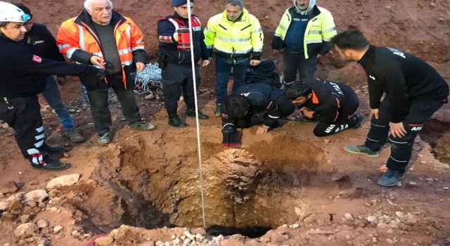 YHT inşaatında 25 metrelik köprü kuyusuna düşen işçi yaralandı