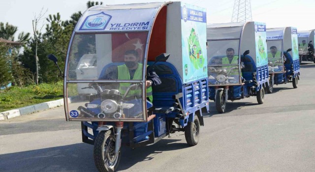 Yıldırımda 100 bin kilo atık dönüşüme kazandırıldı