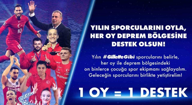 Yılın Sporcusu Ödüllerinde kullanılan oylar deprem bölgelerine olanak sağlayacak