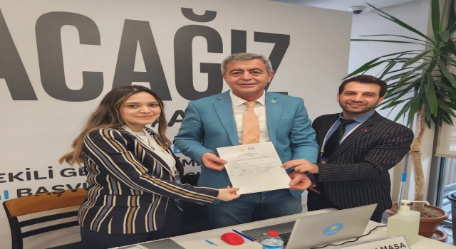 Kazım Yücel, aday adaylığı için Başvurusunu Yaptı