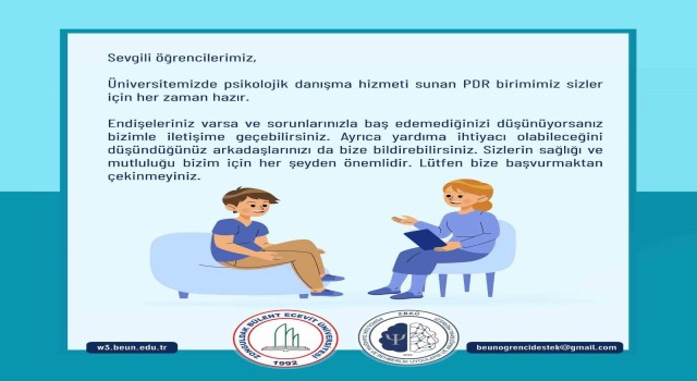 ZBEÜde öğrencilere psikolojik danışmanlık desteği sürüyor