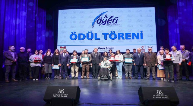 Zeytinburnunda 8. Öykü Yarışması ödül töreni