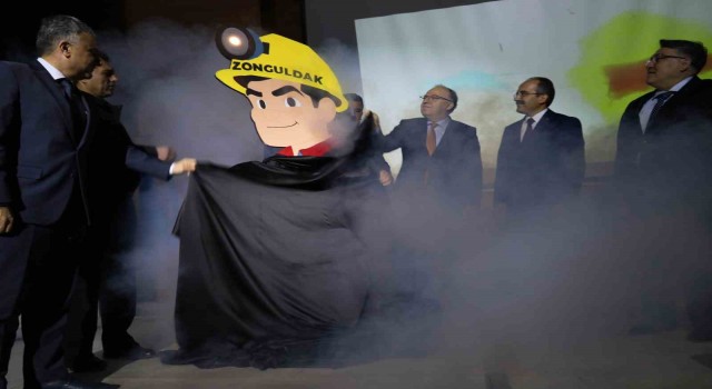 Zonguldakın spor maskotu Kömürcan tanıtıldı