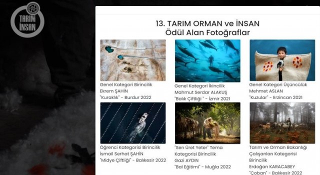 13. Tarım Orman ve İnsan Fotoğraf Yarışmasında sonuçlar belli oldu