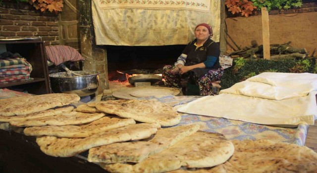 20 yıldır bazlama yaparak geçimini sağlıyor