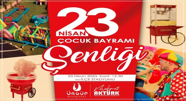 23 Nisanda Nevşehirli çocuklar doyasıya eğlenecek