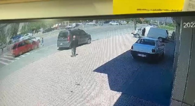9 yaşındaki Aycanı hayattan koparan kaza anı kamerada