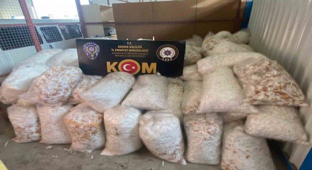 Adanada 28 milyon 833 bin makaron ele geçirildi